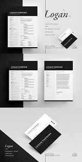 Professional Minimal Resume Cv Cover Letter Template With