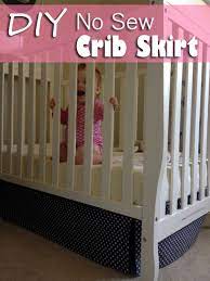 Diy No Sew Crib Skirt A Fail And A Fix