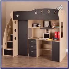 Diy bunk beds suburban wife city life bunk beds with desks underneath. Full Size Loft Bed With Desk You Ll Love In 2021 Visualhunt