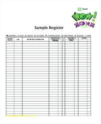 Free Check Register Printable Checkbook Transaction Trejos Co