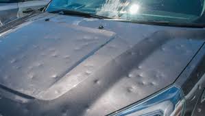 No windows broken or cracked. Why You Should Beware Of Buying A Hail Damaged Car Car News Carsguide