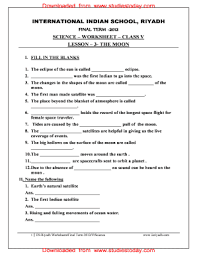 One of the best teaching strategies employed in most classrooms today is worksheets. Class V Science Worksheets Fill Online Printable Fillable Blank Pdffiller