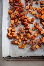 roasted cinnamon sweet potatoes