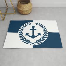 nautical themed design 2 rug by