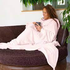 cosy warm sleeved arms blanket