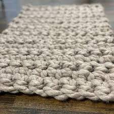 diy crochet rug with bulky yarn super