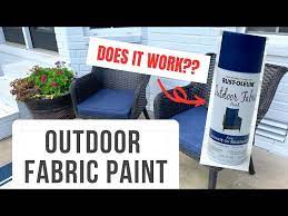Rustoleum Outdoor Fabric Paint