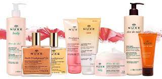 nuxe cosmetics and face care