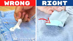remove chewing gum from clothes