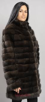 Genuine Canadian Sable Fur Jacket All