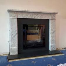 Natural Marble Fireplace Surround