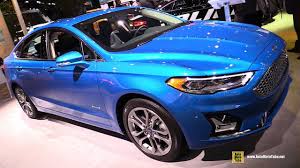 The 2019 ford fusion is offered in five trims with base prices ranging from $22,840 to $40,015, which is a large. 2019 Ford Fusion Hybrid Exterior And Interior Walkaround 2018 New York Auto Show Youtube