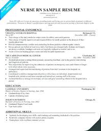 Graduate Nurse Resume Example Administrativelawjudge Info
