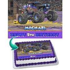 Shop for monster jam at great prices. Son Uva Digger Monster Truck Edible Image Cake Topper Personalized Birthday Sheet Decoration Custom Party Frosting