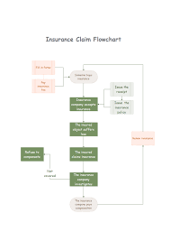 Insurance Claim Flowchart Flow Chart Template Flow Chart