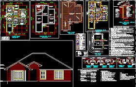 wooden house dwg block for autocad
