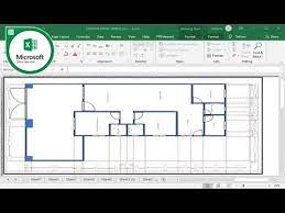 Excel Tutorial How To Draw Floor Plan