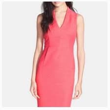 Kate Spade Gwendolyn Havana Coral Dress Size 2 12 Boutique