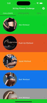 30 day fit challenge workout on the app