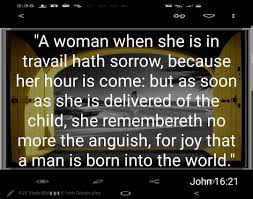 John 16:21 KJV - King James Scripture Encouragement | Facebook