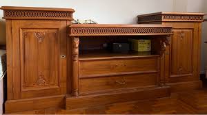 teakwood vintage sideboard cabinet with