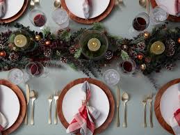 Diy christmas tree table decoration. 22 Pretty Christmas Table Decorations And Settings