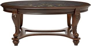 Oval Dark Brown Oval Coffee Tables