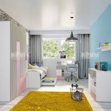 Детско легло и неговите разновидности: Detsko Obzavezhdane Modern Rouz S Leglo Skrin Byuro I Garderob Home Decor Furniture Home