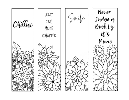 color your own bookmarks hey there bliss