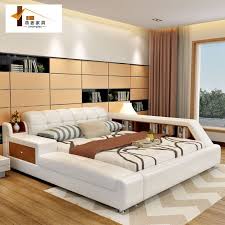 Bedroom Furniture China Leather Bed