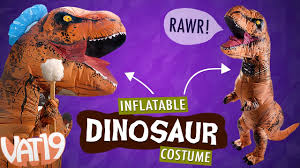 Inflatable Dinosaur Costume Air Filled Dino Disguise