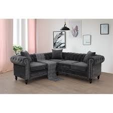 Microfiber Living Room Sofa Set
