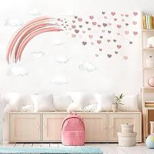 Watercolor Rainbow Wall Decals For