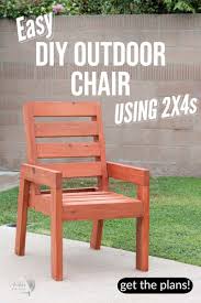 easy diy 2x4 chair plans outdoor