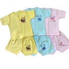 Mua Combo 3 bộ quần áo sơ sinh Thái Hà Thịnh - tay ngắn màu mùa hè giá rẻ  nhất