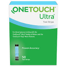 onetouch ultra blue test strips 50