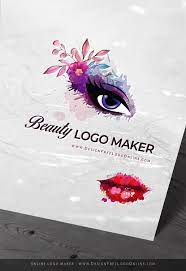 watercolor makeup logo maker
