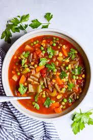 easy slow cooker vegetable soup dump