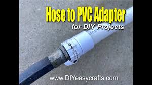 diy garden hose to pvc adapter simple