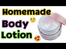 homemade body lotion moisturizer