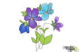 how to draw simple flowers drawingnow