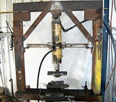 homemade hydraulic press member