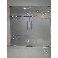 hinged toughened glass door at rs 120