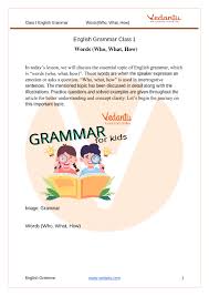 cl 1 cbse english grammar pdf