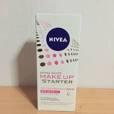 nivea extra white makeup starter serum