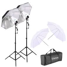 Ubesgoo Photo Video Studio Umbrella Reflector Photography Stand Lighting Kit Walmart Com Walmart Com