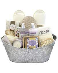 relaxing retreat spa gift basket in