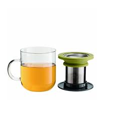 Ming Infuser Glass Mug Tea Infuser Cup