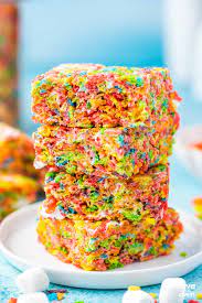 fruity pebbles treats love from the oven