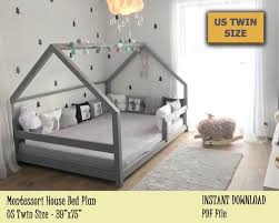 montessori bed twin bed plan toddler